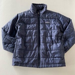 Patagonia Kids Navy Blue Puffer Jacket